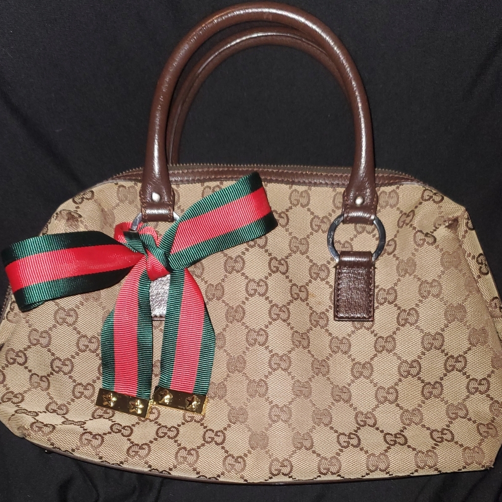 Brown Monogram Bag W Chic Bow